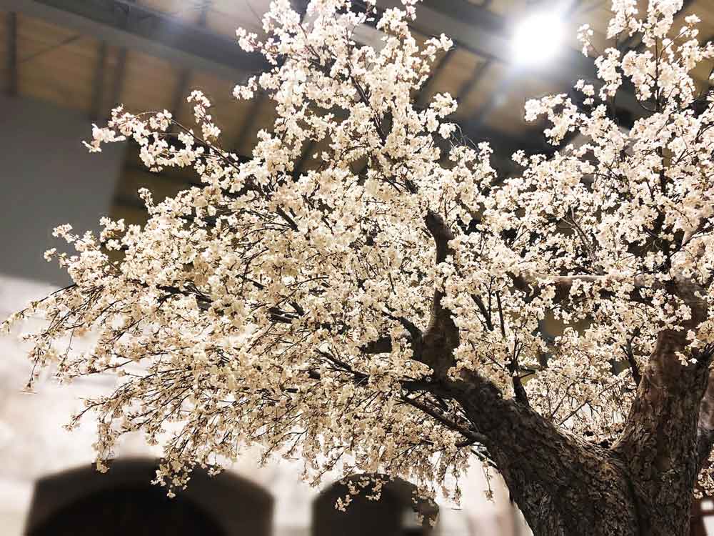 ハイクオリティな桜の木装飾ディスプレイ